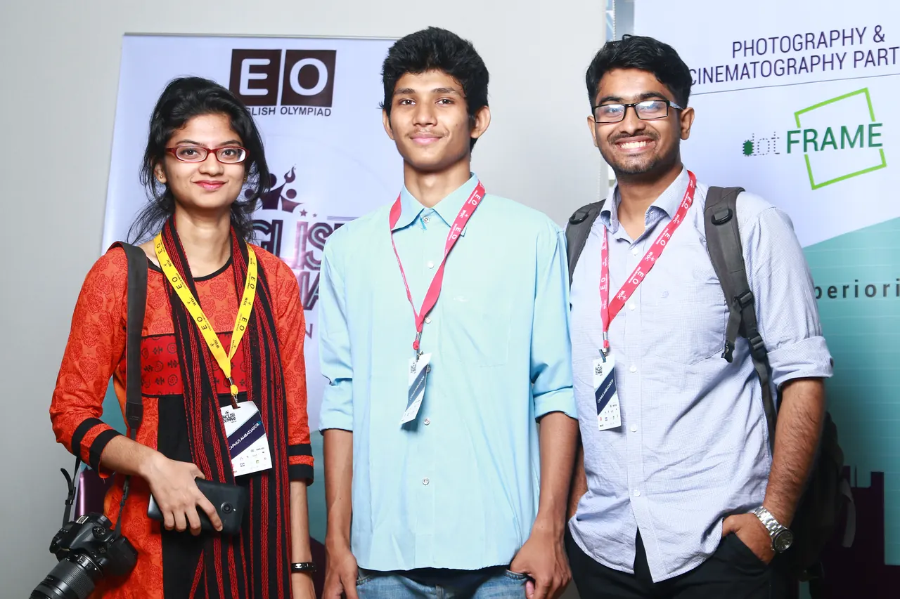 English Olympiad volunteer team at the Grand Finale