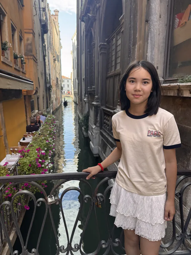 Ailin Mukhambet from Kazakhstan at English Olympiad Global